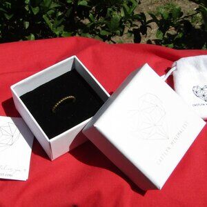 Gold Twisted Stacking Ring by Caitlyn Minimalist - Gift Box & Bag Included!